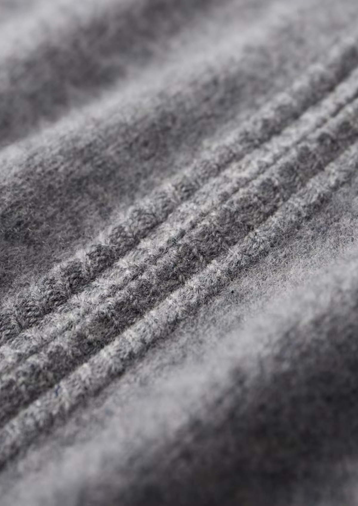 Extra-Fine Merino Wool Two-Tone Zip Cardigan
