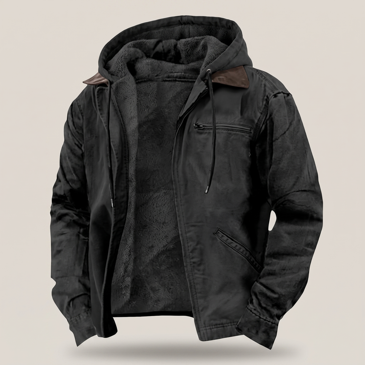 Men's Full-Zip Hooded Jacket