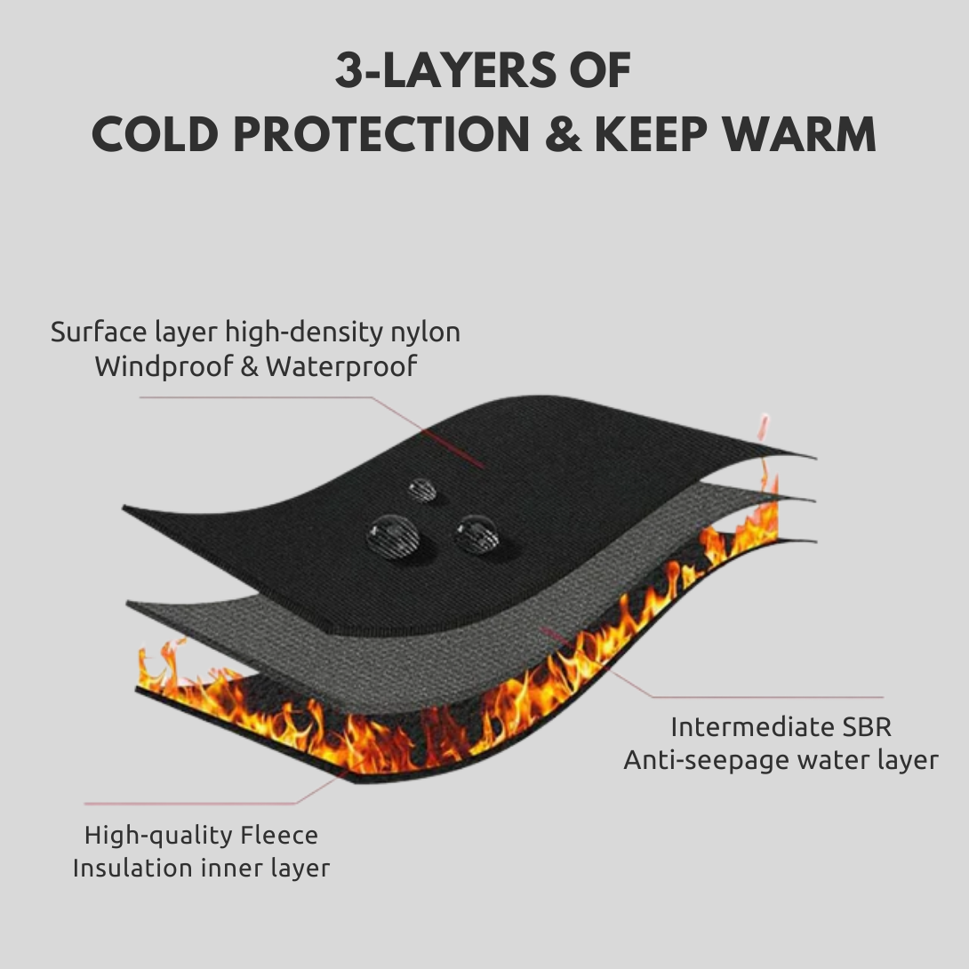 Heated Winter Gloves for Cycling and Skiing