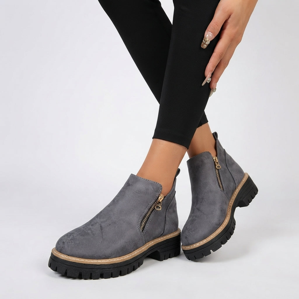 Women's Black Heeled Ankle Boots