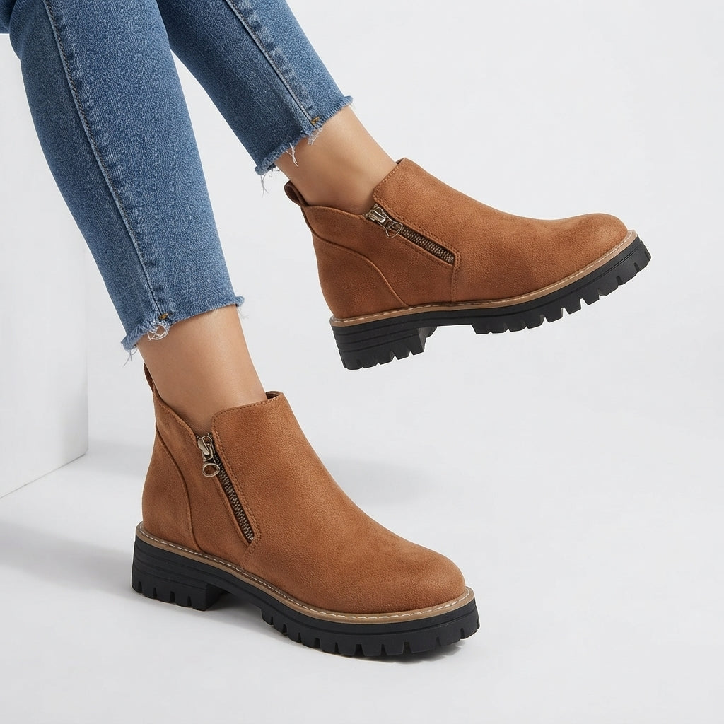 Women's Black Heeled Ankle Boots