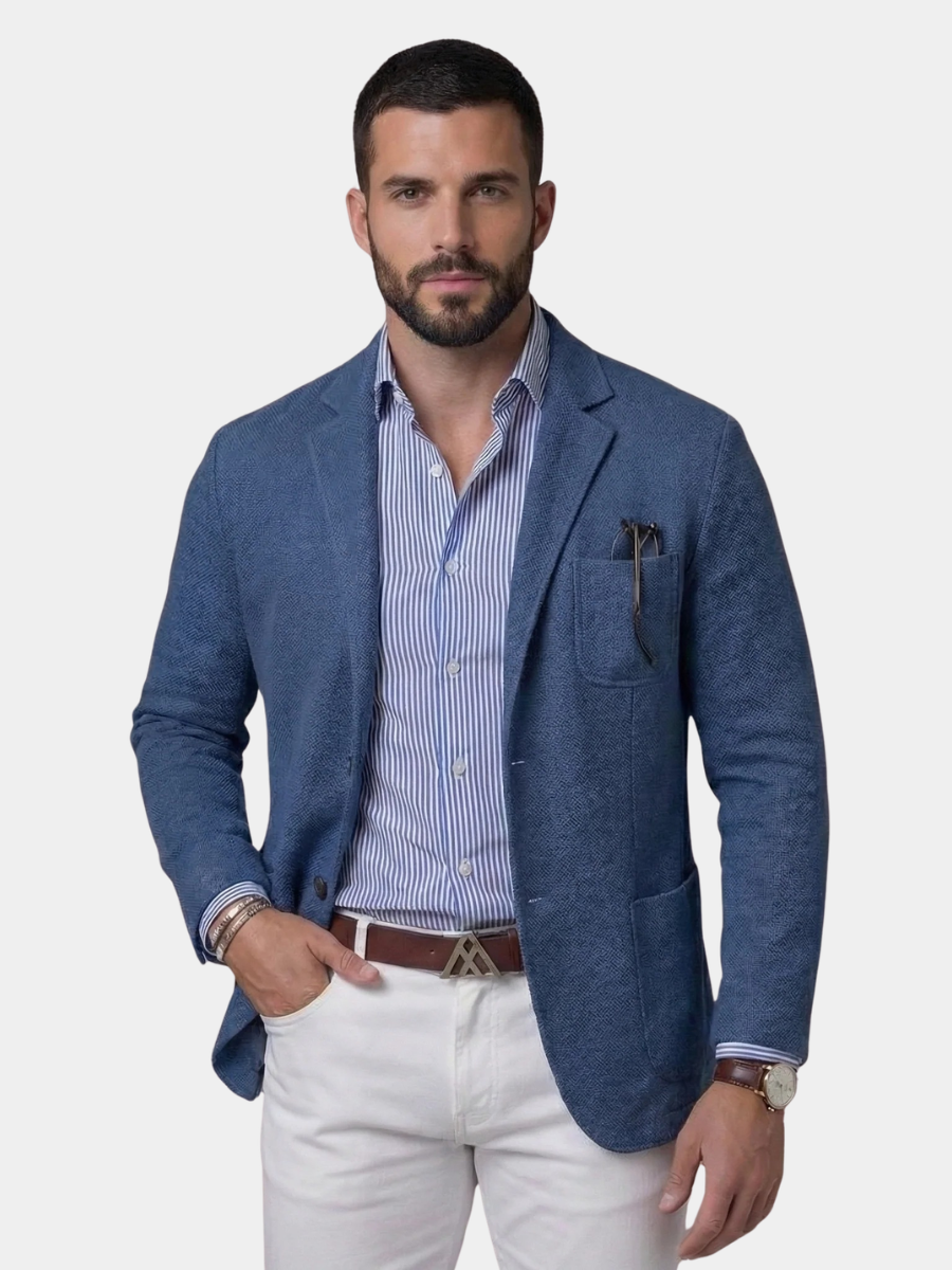 Men's Linen Blazer Jacket
