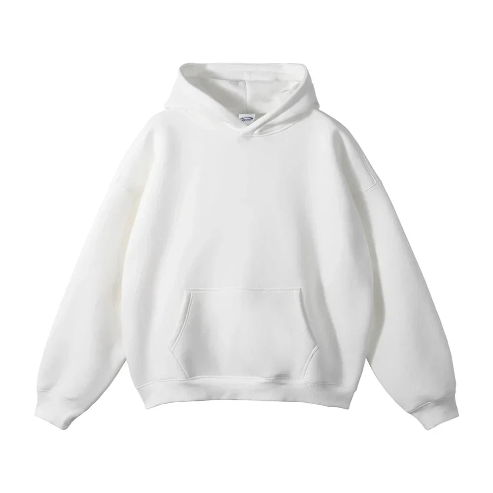 Men's Relaxed Pullover Hoodie with Kangaroo Pocket