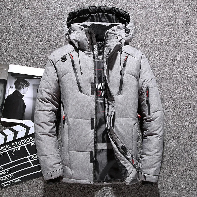 Men's Down Puffer Jacket – Lightweight Duck Down Winter Jacket