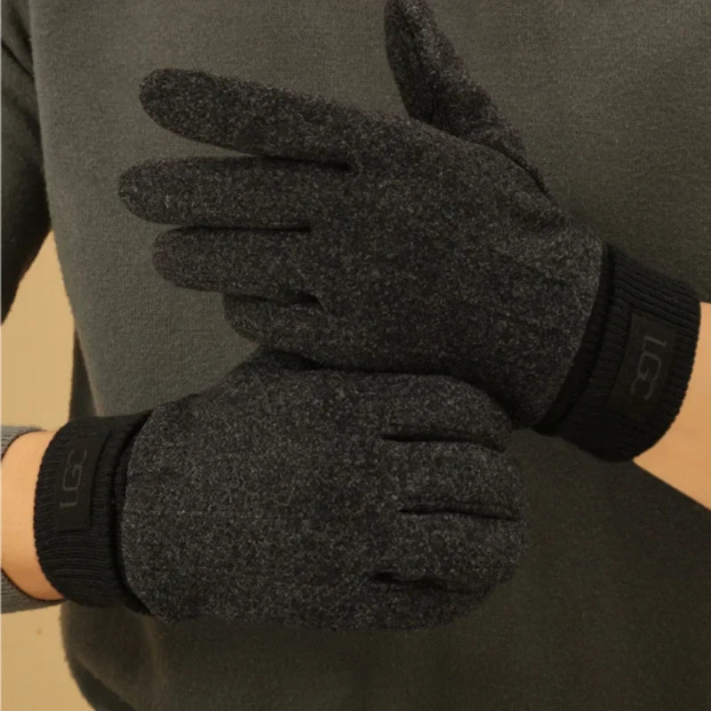 Cashmere-Wool Touchscreen Gloves – Warm Winter Gloves