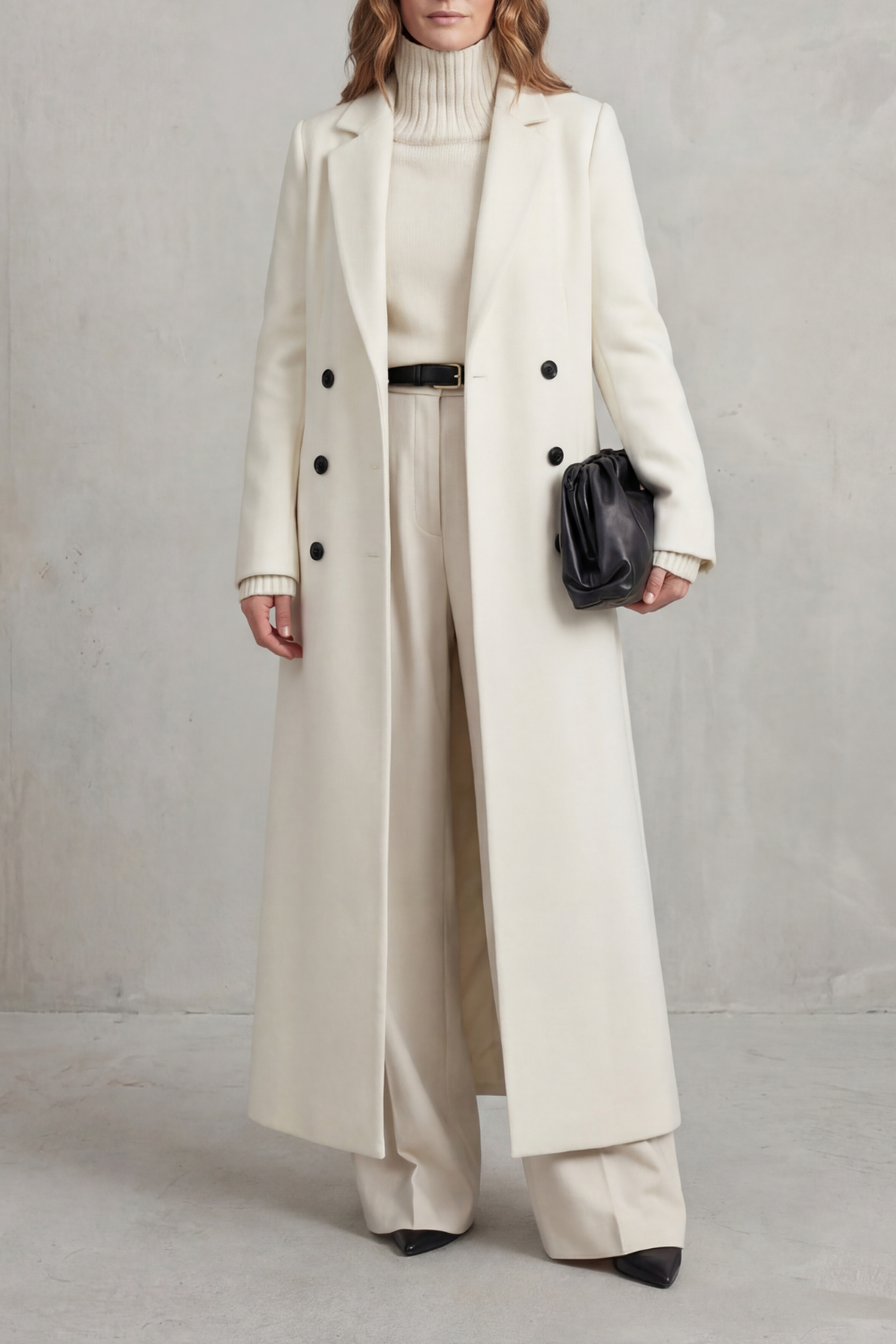 Women's Longline Wool Coat – Long Camel Coat