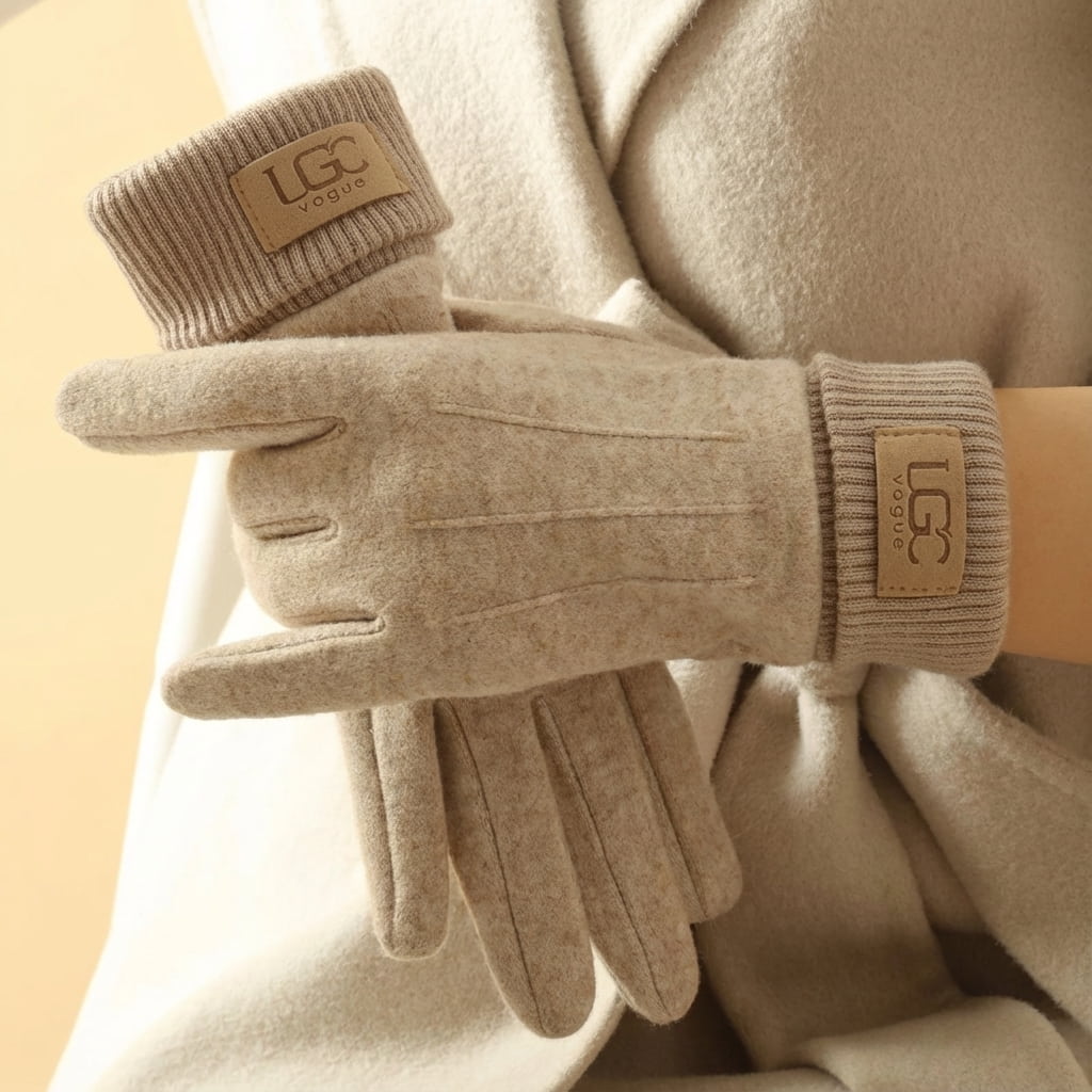 Cashmere-Wool Touchscreen Gloves – Warm Winter Gloves
