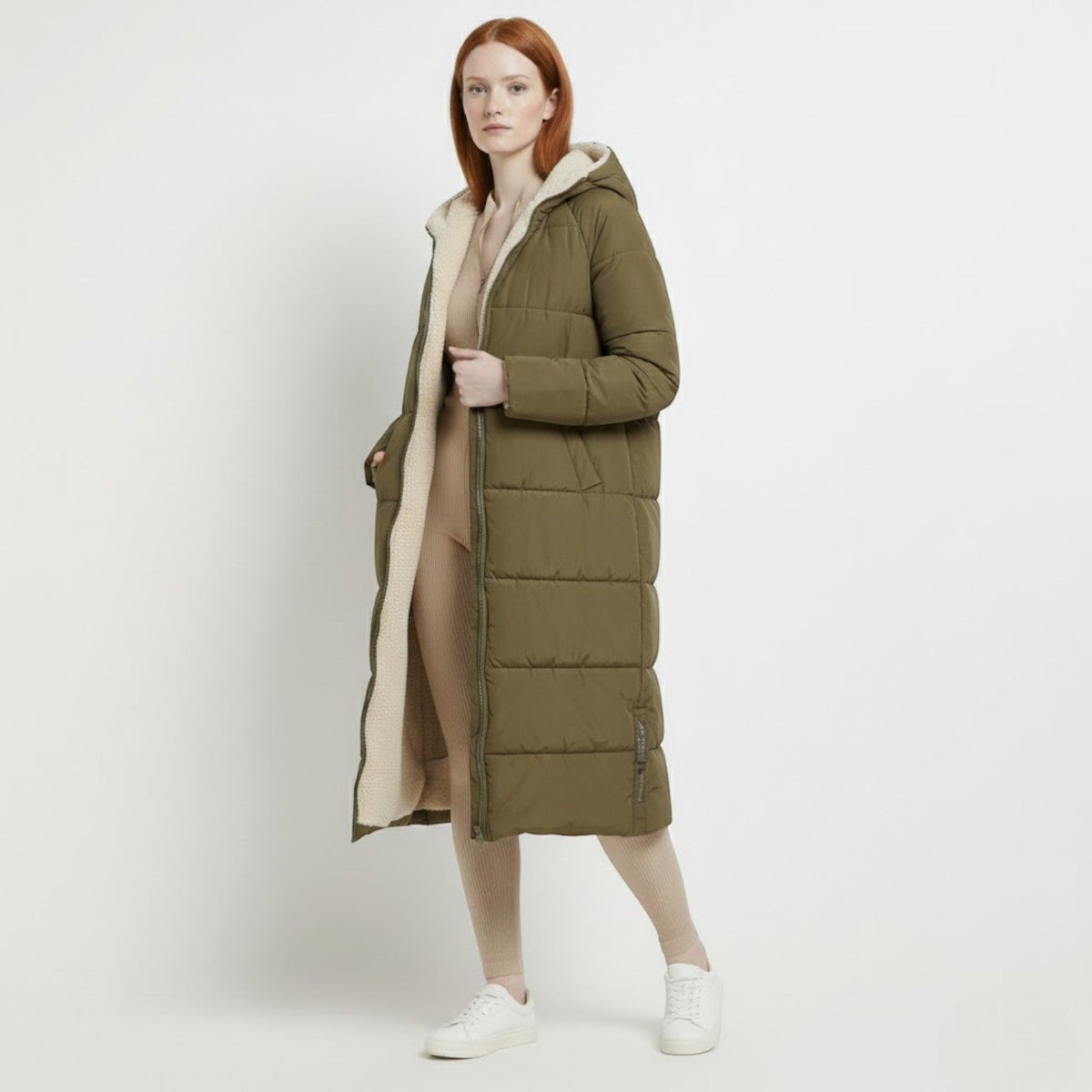 Women's Reversible Winter Puffer Jacket