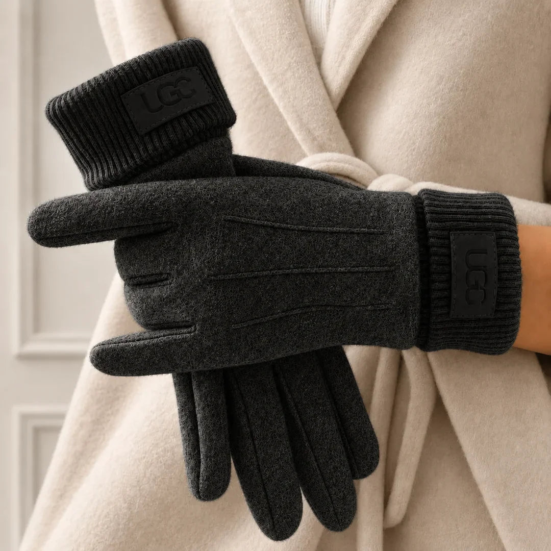Cashmere-Wool Touchscreen Gloves – Warm Winter Gloves