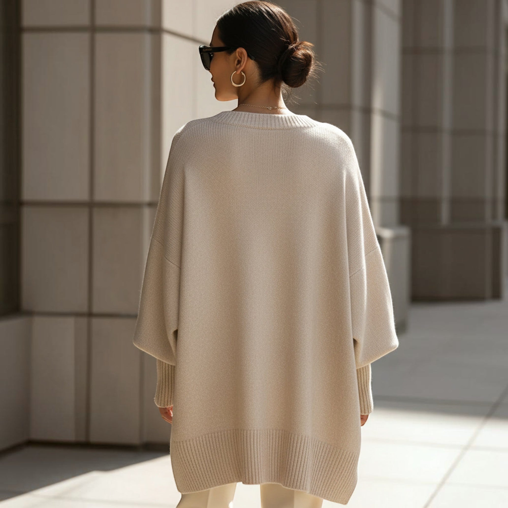 Ellmont London | Women's Cozy Sophisticated Sweater Soft Relaxed Fit Pullover
