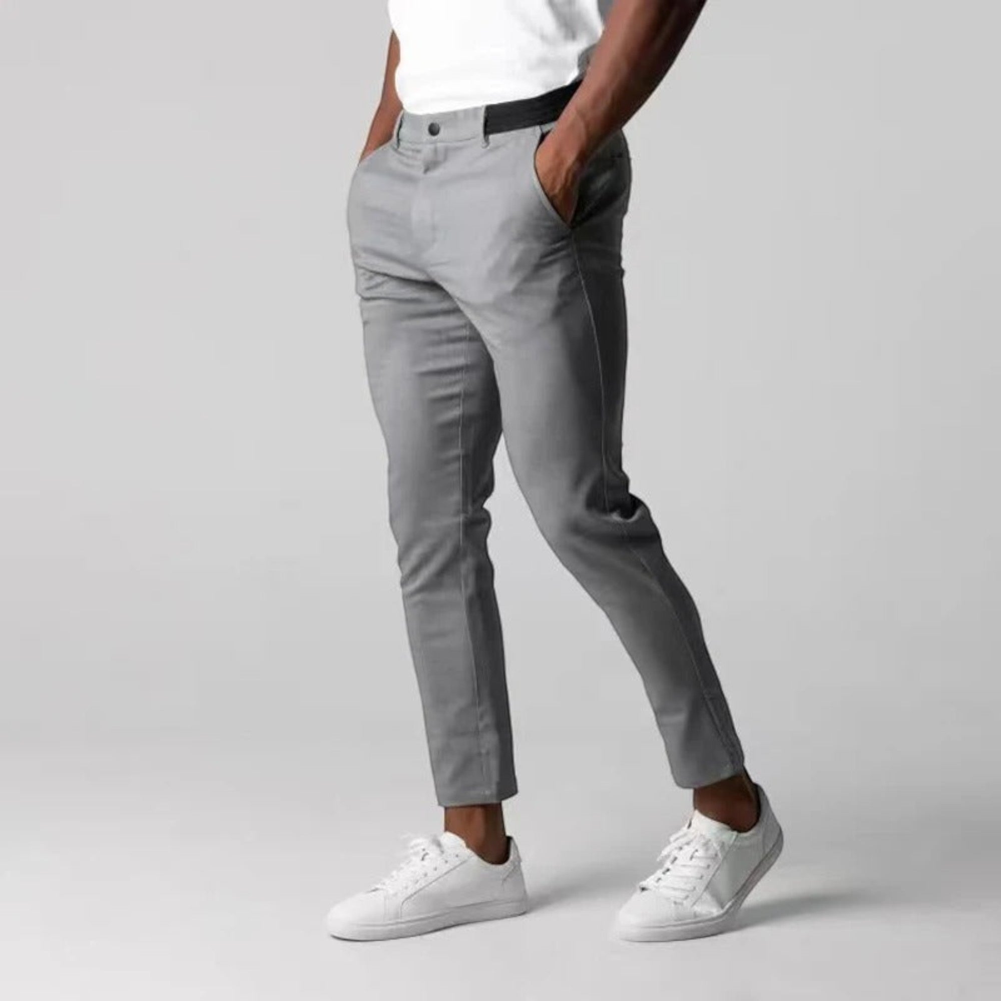 Miles | Chinos Pants Men's Comfortable Tailored Fit Business Casual Pants