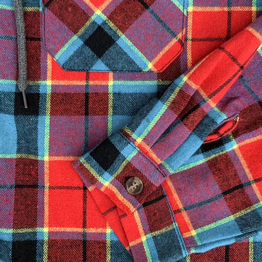 Nicholas | Men's Hooded Flannel Shirt Jacket – Everyday Plaid Layer