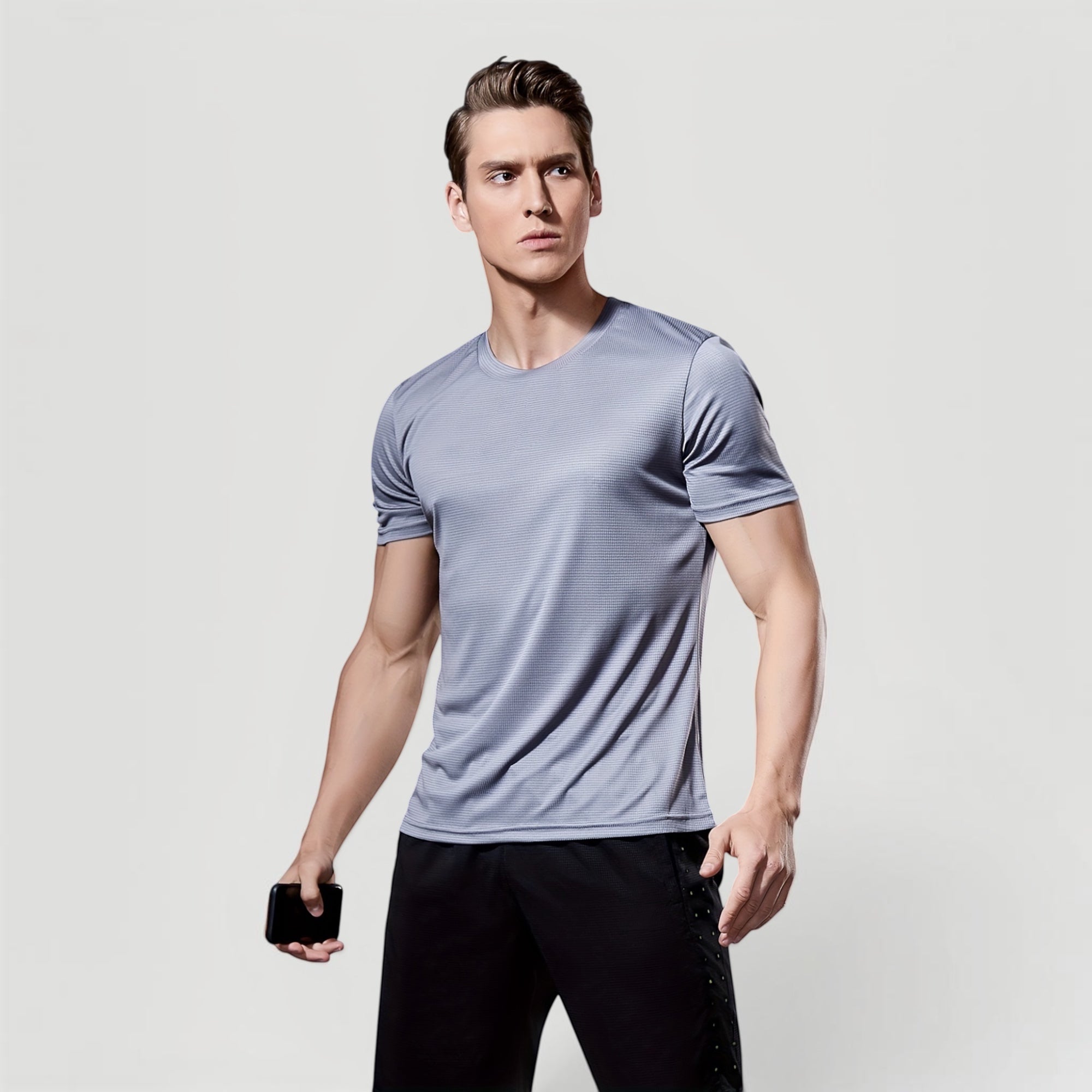 Ellmont London | Men's Quick Dry Gym T-Shirt Lightweight Breathable Workout Shirt
