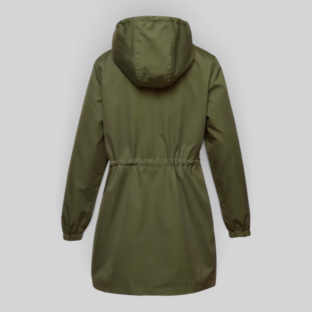 Ellmont London | Women's Waterproof Trench Coat Full Zip Outdoor Rain Jacket
