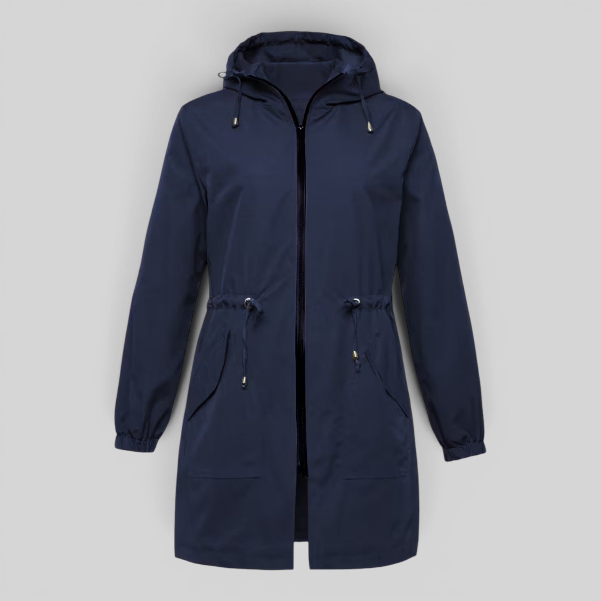 Ellmont London | Women's Waterproof Trench Coat Full Zip Outdoor Rain Jacket