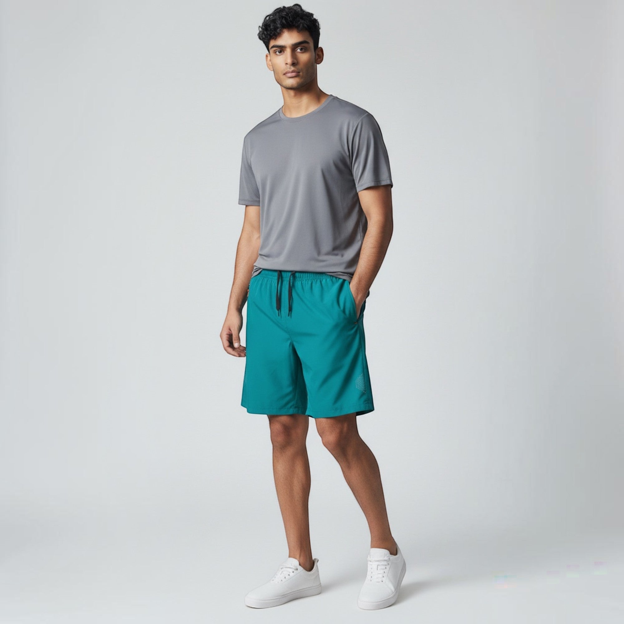 Ellmont London | Men’s Casual Outdoor Athletic Zip Pockets 3-Pack Shorts