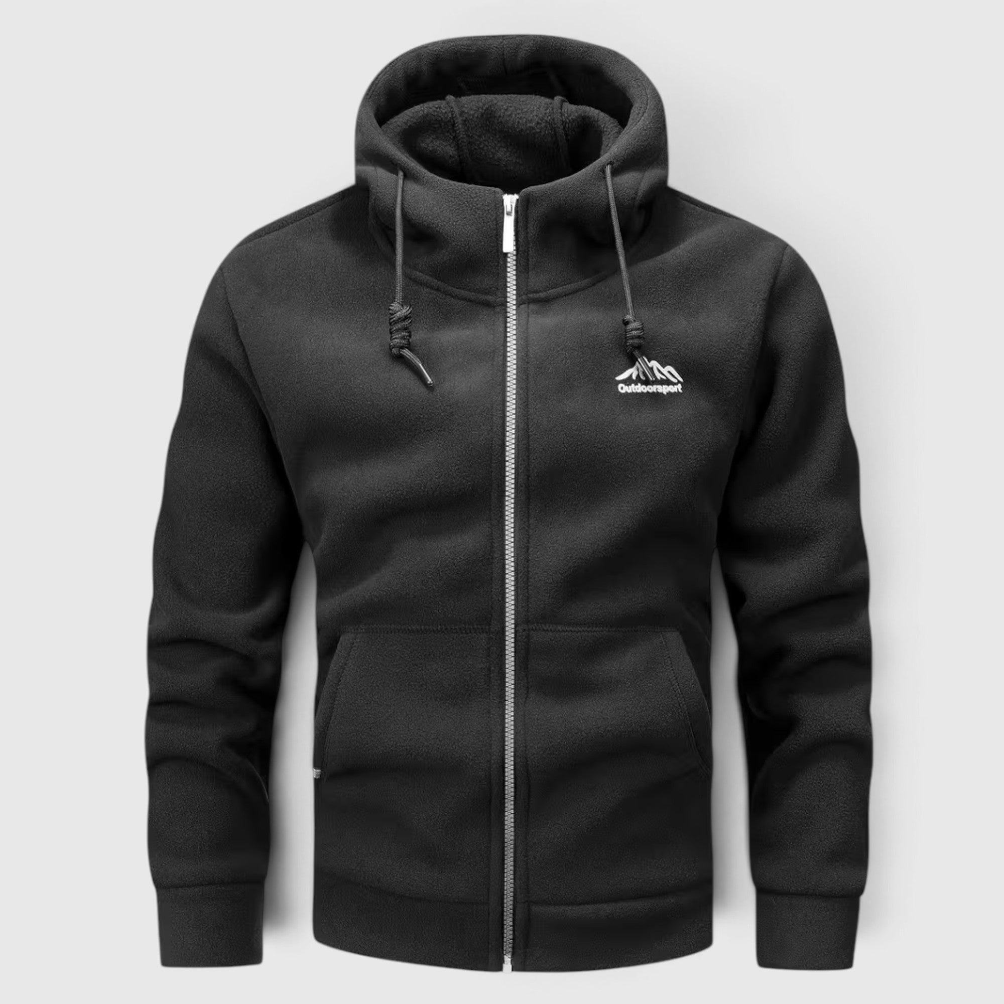Leo | Men's Fleece Hoodie Jacket – Thick Winter Casual Hoodie