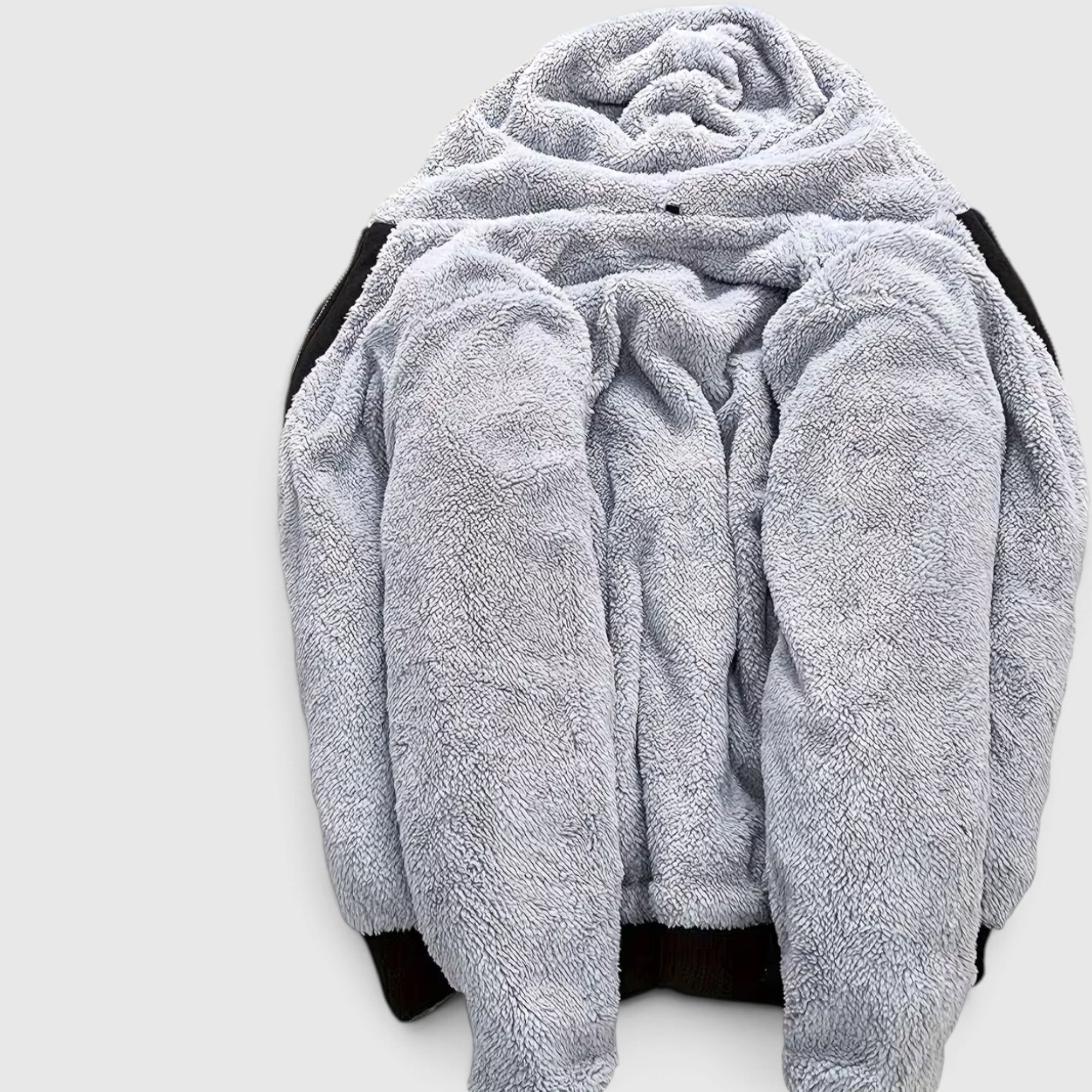 Elliot | Men's Full-Zip Winter Hoodie Jacket Soft Fleece Sherpa Lined