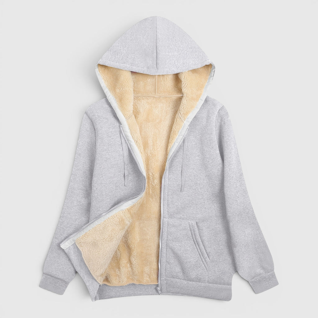 Ellmont London | Women's Hooded Lined Hoodie Everyday Warm Casual Jacket