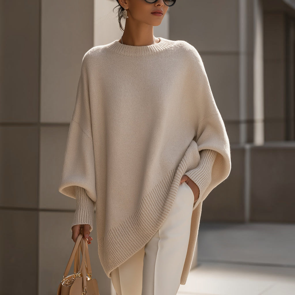 Ellmont London | Women's Cozy Sophisticated Sweater Soft Relaxed Fit Pullover