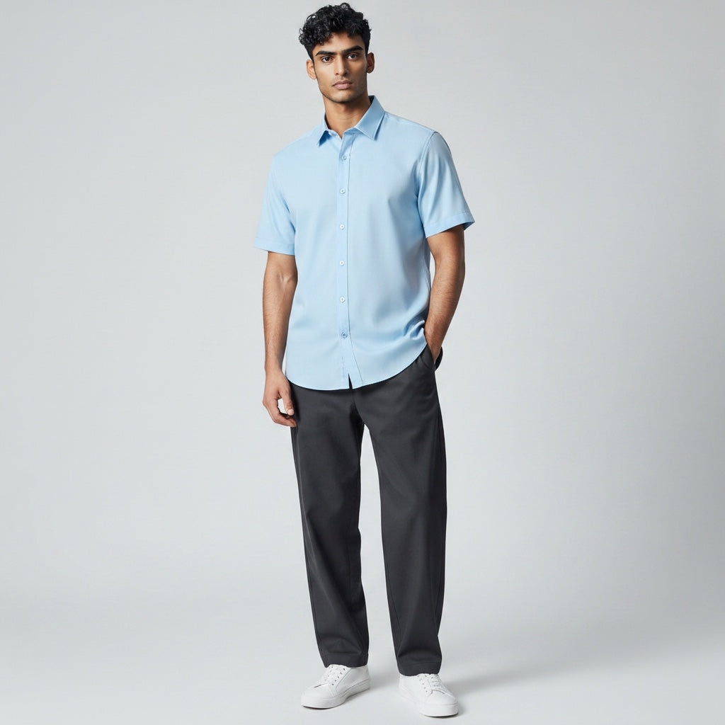 Ellmont London | Men’s Breathable Shirt Everyday Smart Casual