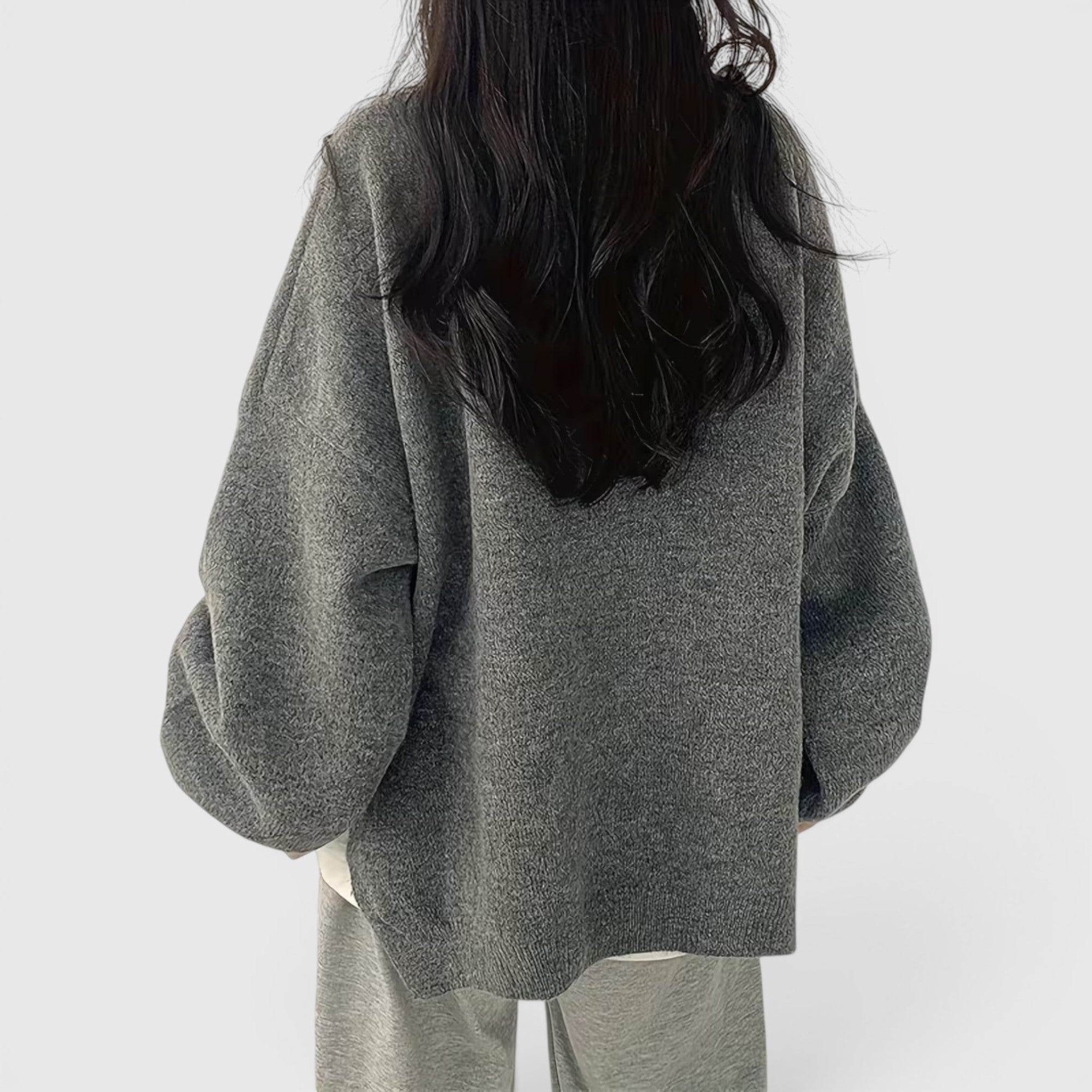 Iris | Women's Crewneck Sweater Long Sleeve Casual Knit Fall Winter Top