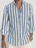 Ellmont London | Men’s Breathable Striped Summer Shirt