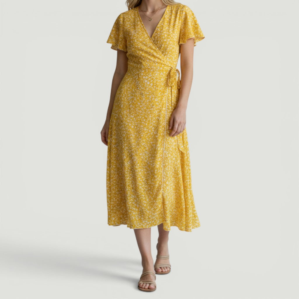 Ellmont London | Women’s Elegant Summer Dress Short Sleeve