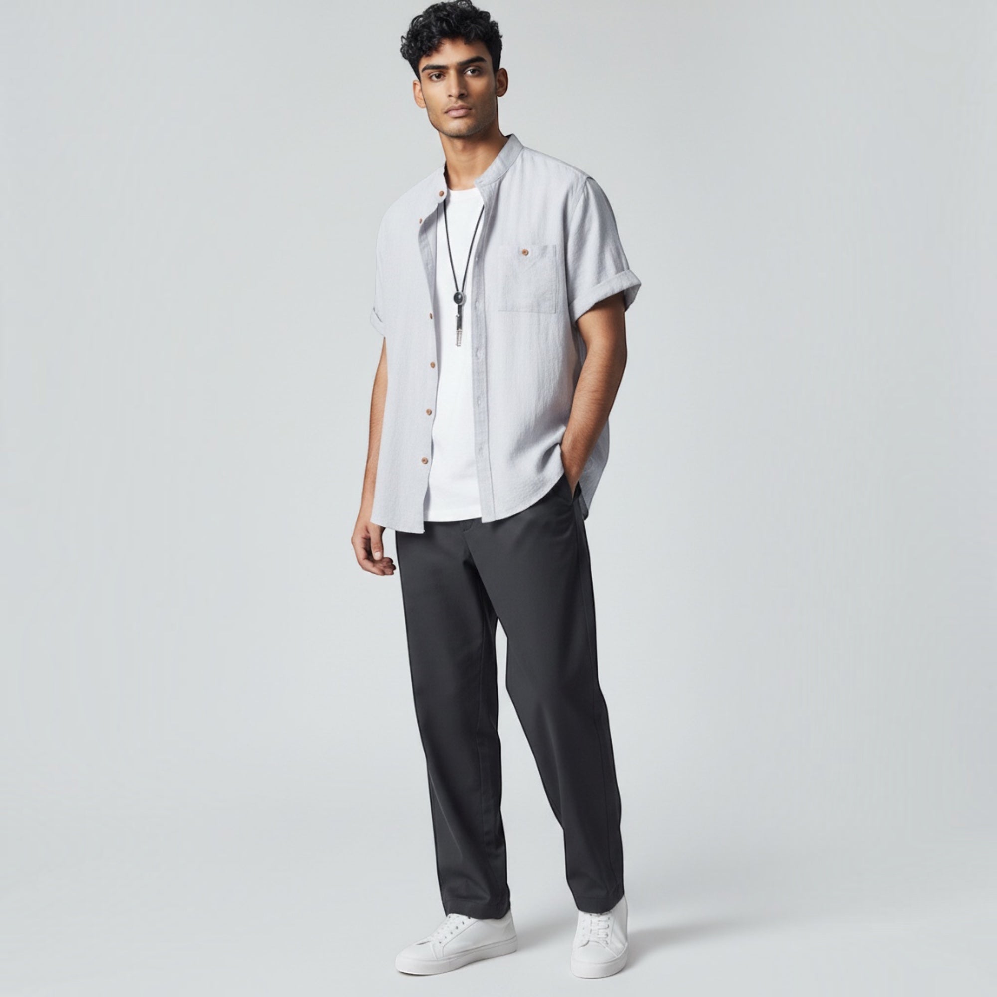 Ellmont London | Men’s Cotton Summer Shirt Comfortable Fit