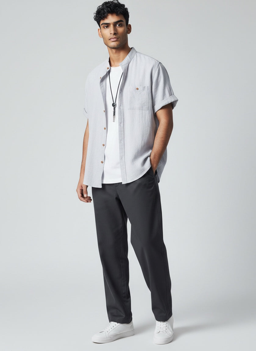 Ellmont London | Men’s Cotton Summer Shirt Comfortable Fit