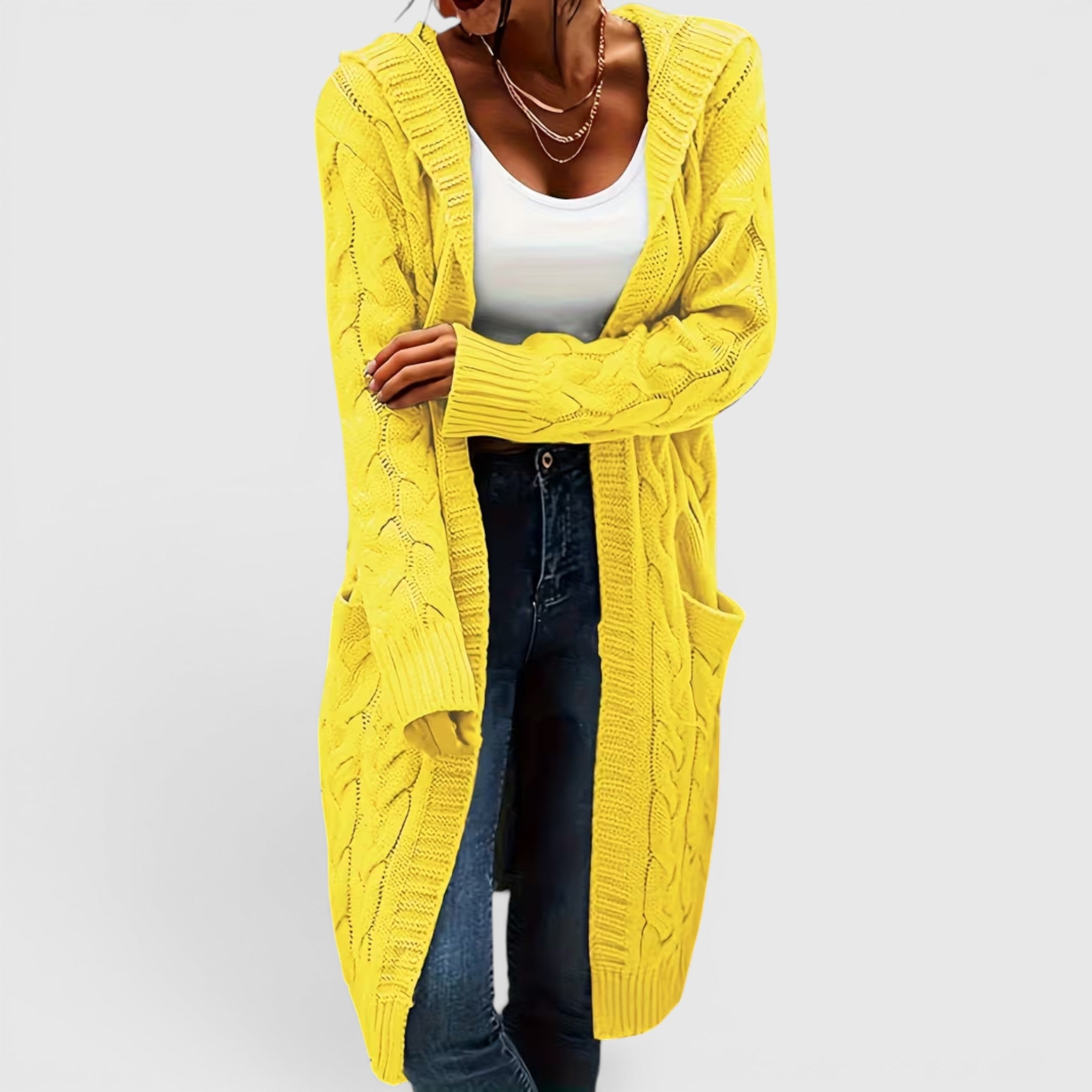 Ellmont London | Women's Breathable Casual Office Long Sweater