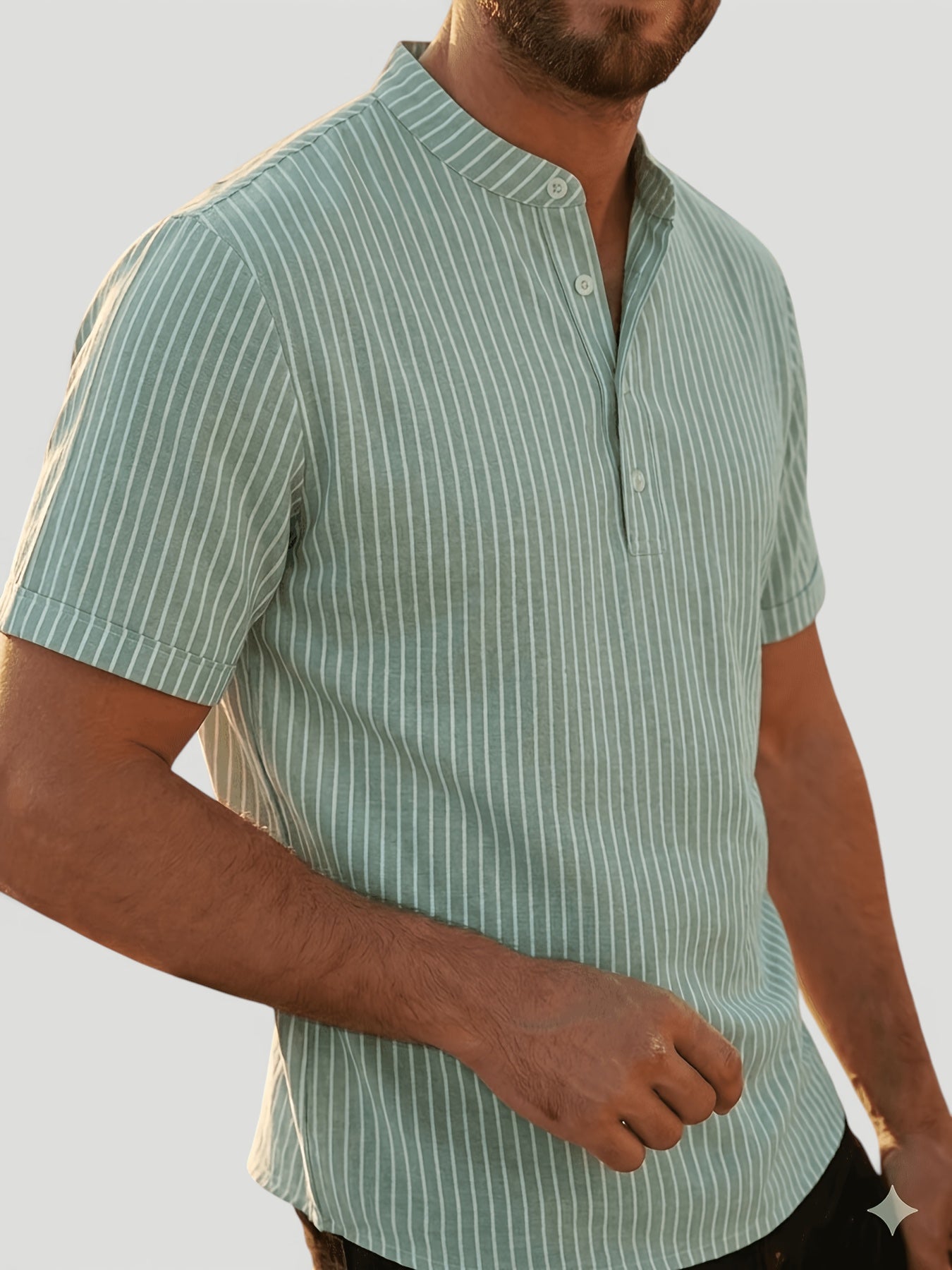 Ellmont London | Men’s Breathable Linen Shirt Relaxed Summer