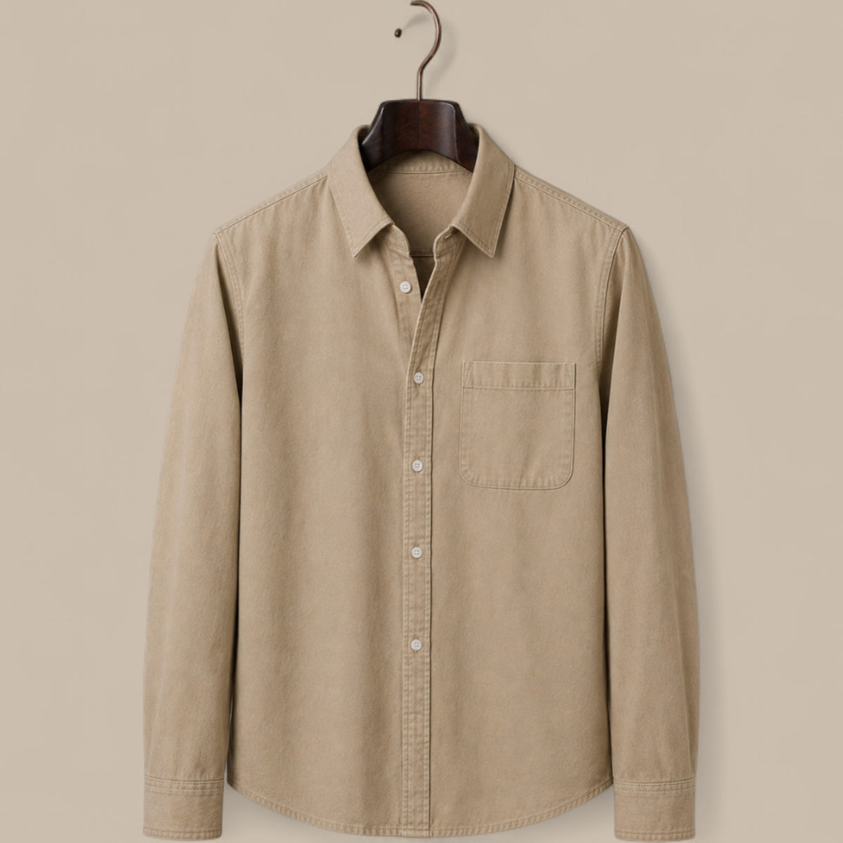 Matthew | Men's Classic Button-Up Shirt – Smart Casual Relaxed Fit