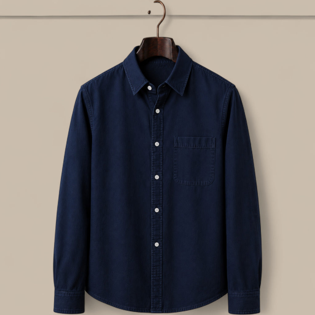 Matthew | Men's Classic Button-Up Shirt – Smart Casual Relaxed Fit