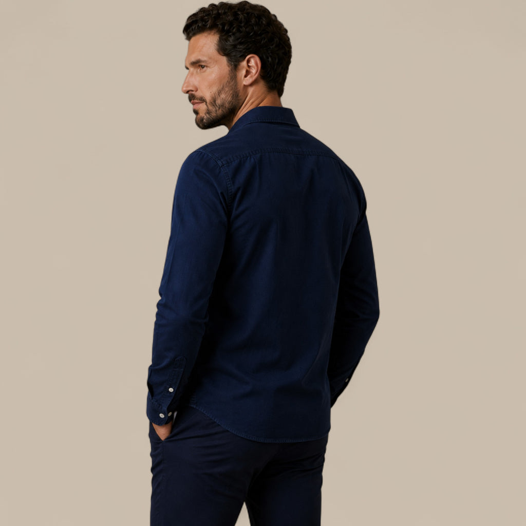 Matthew | Men's Classic Button-Up Shirt – Smart Casual Relaxed Fit