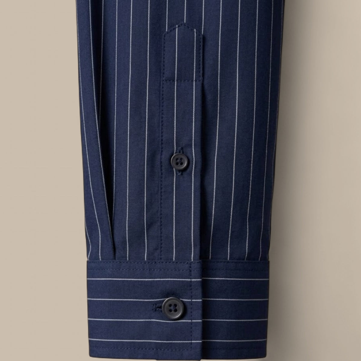 Sebastian | Men's Cotton Striped Shirt – Classic Button-Up