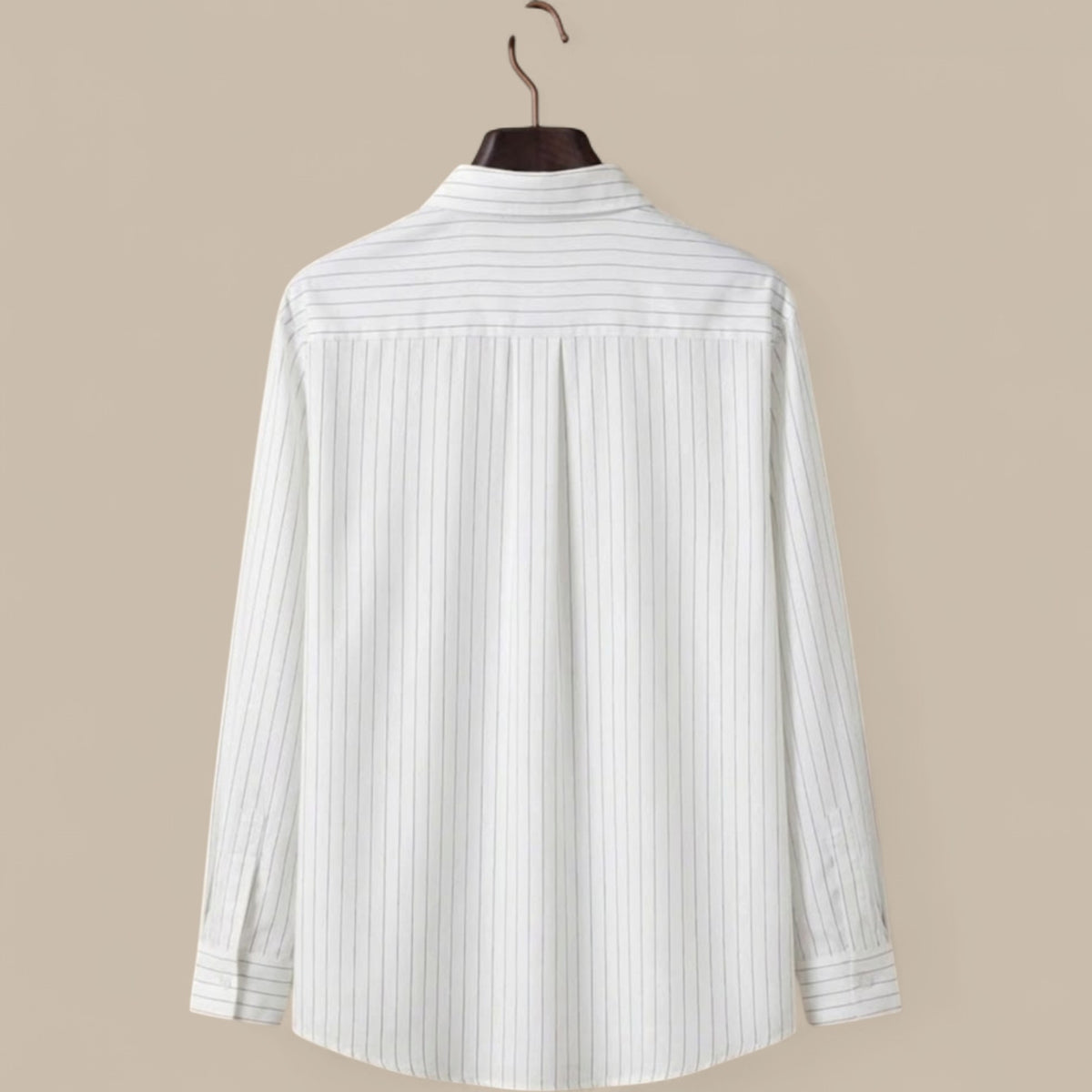 Sebastian | Men's Cotton Striped Shirt – Classic Button-Up