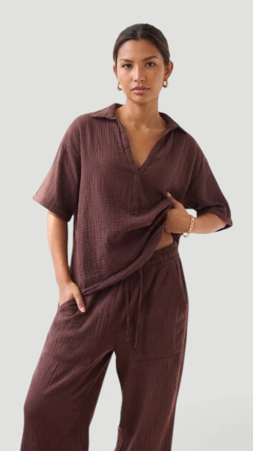 Ellmont London | Women’s Easy Care Cotton Care Cotton Summer Blouse