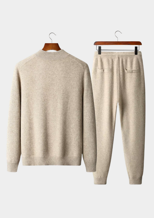 Luzzo Merino Wool Loungewear Co-Ord Set – Extra-Fine
