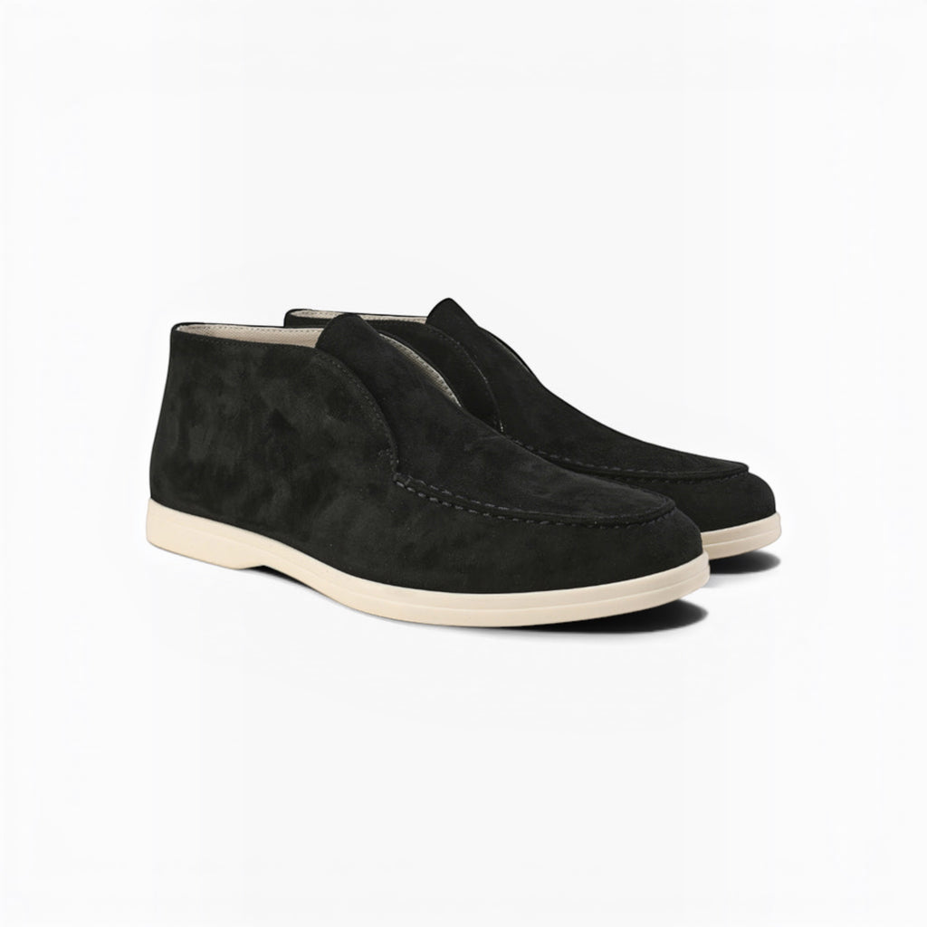 Ellmont London | Men's Classic High Suede Dress Loafers