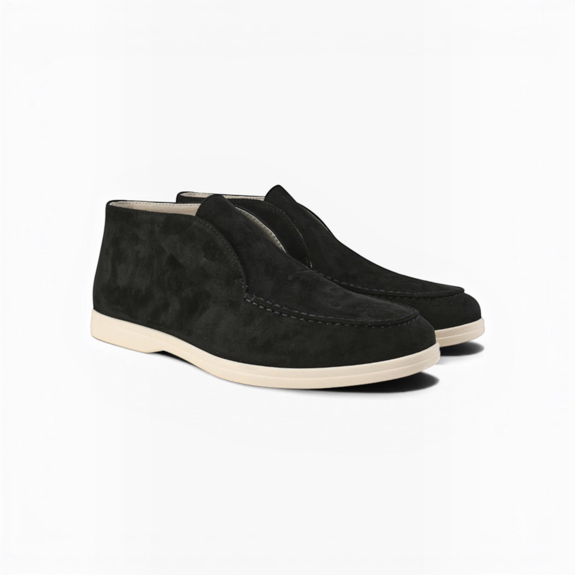 Ellmont London | Men's Classic High Suede Dress Loafers