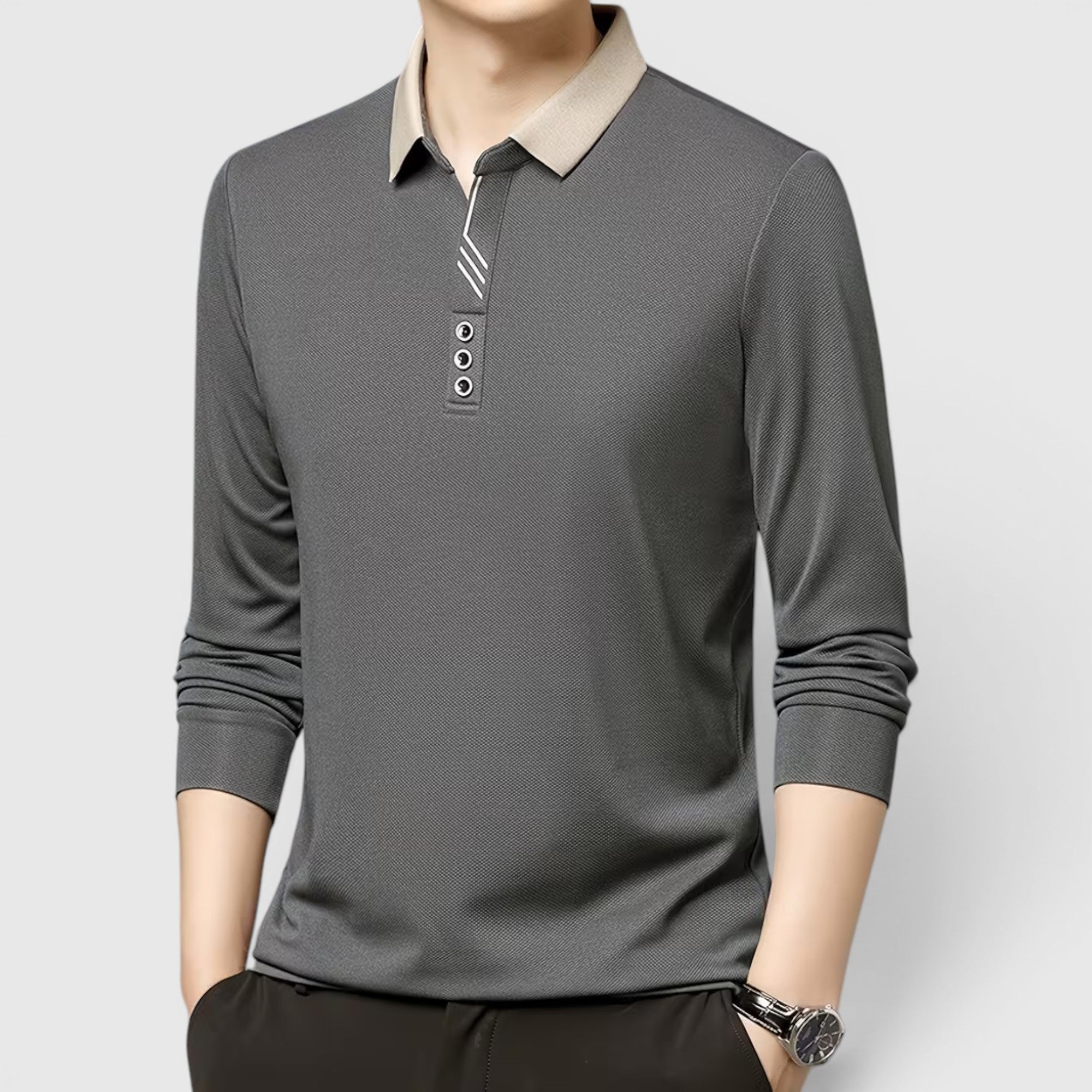 Graham | Men's Button Up Decoration Shirt Regular Fit Lightweight Shirt