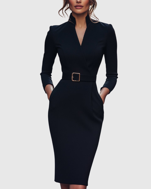 Adele | Refined Midi Dress