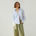 Ellmont London | Women's Boyfriend Fit Button-Down Summer Cotton Shirt