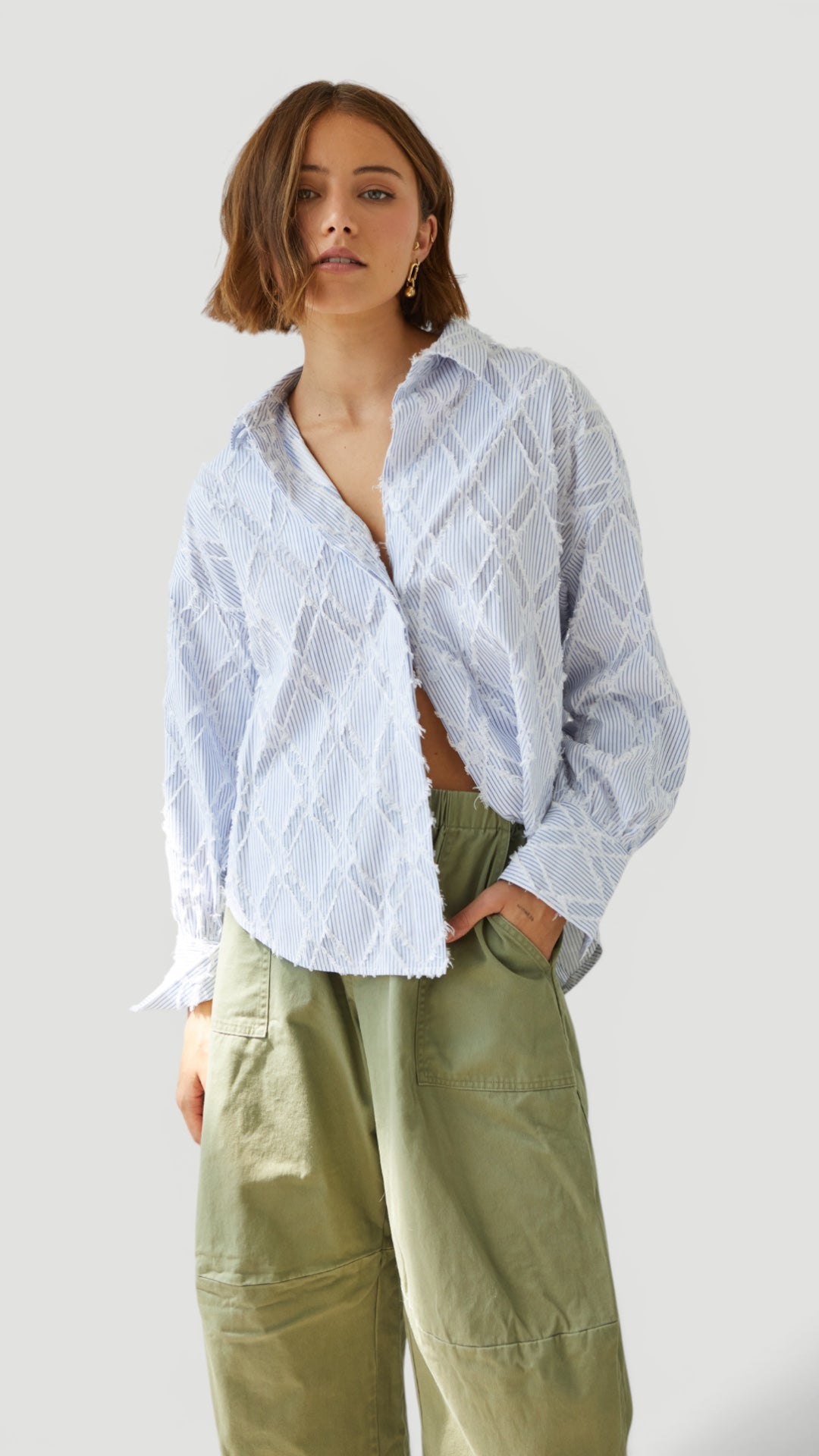 Ellmont London | Women’s Button Down Shirt Lightweight Comfort
