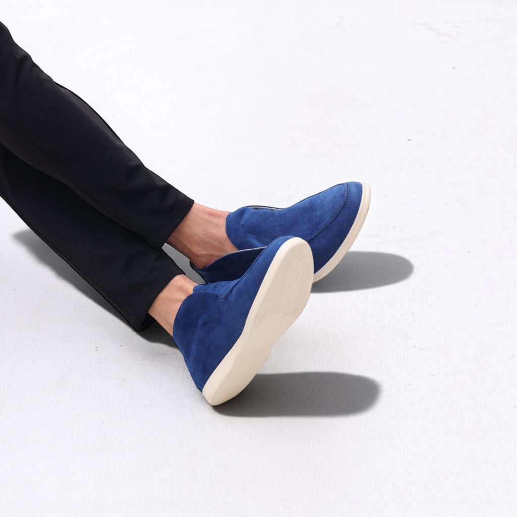 Ellmont London | Men's Classic High Suede Dress Loafers