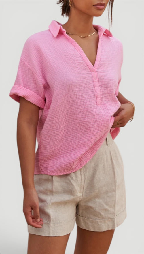Ellmont London | Women’s Easy Care Cotton Care Cotton Summer Blouse
