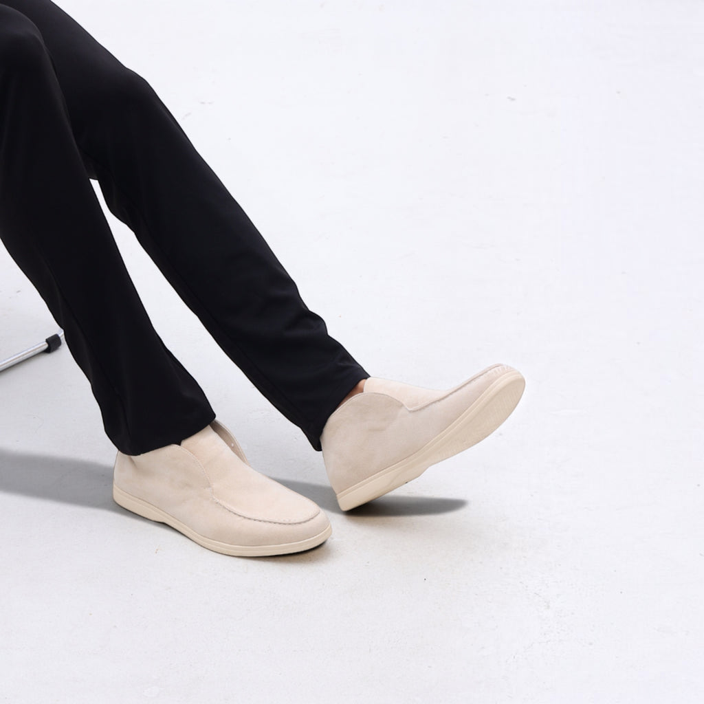 Ellmont London | Men's Classic High Suede Dress Loafers