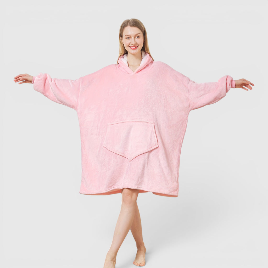 Ellmont London | Ultra Soft Hoodie Blanket Cozy Wearable Blanket for Home Relaxing