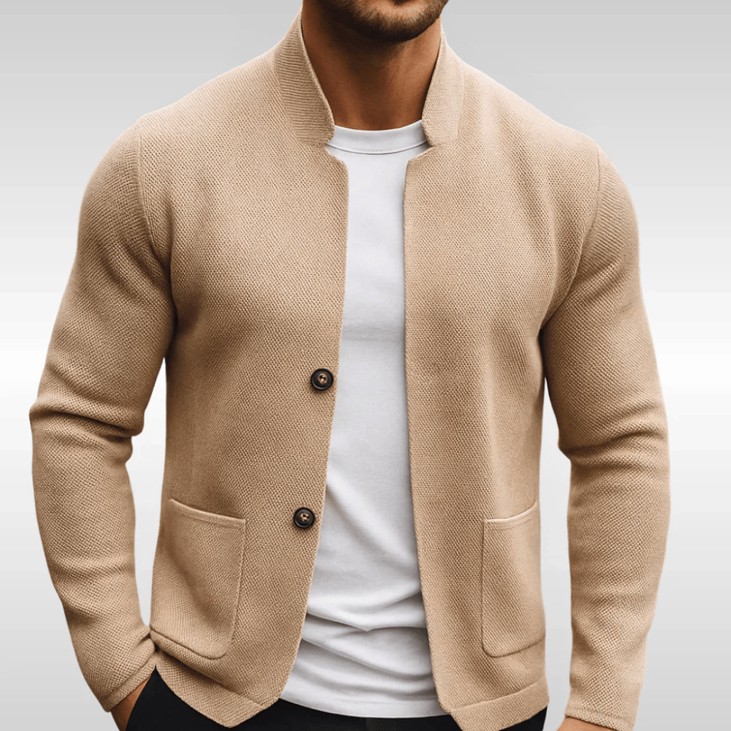 Frederick | STRUCTURED KNIT VEST FOR MEN